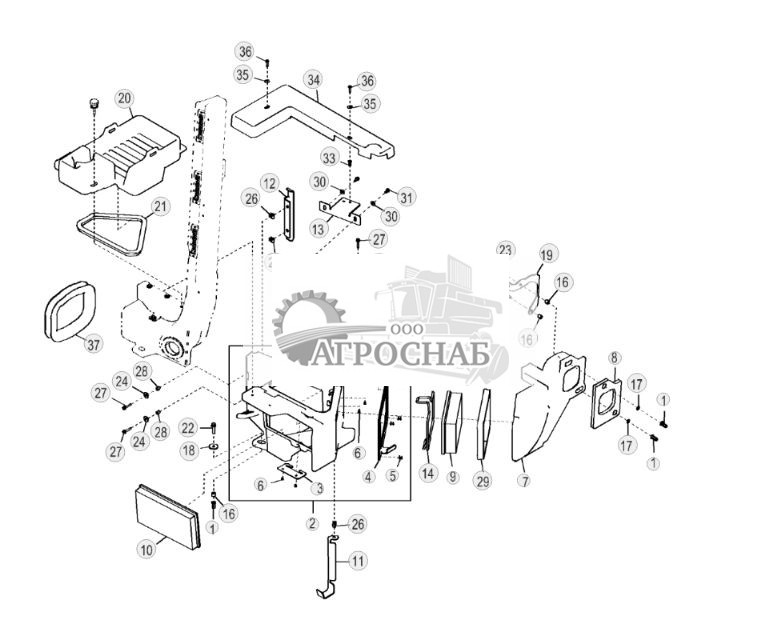 Обогреватель и фильтр кондиционера воздуха, корпус фильтра и крышка, Grade Pro - ST765182 502.jpg